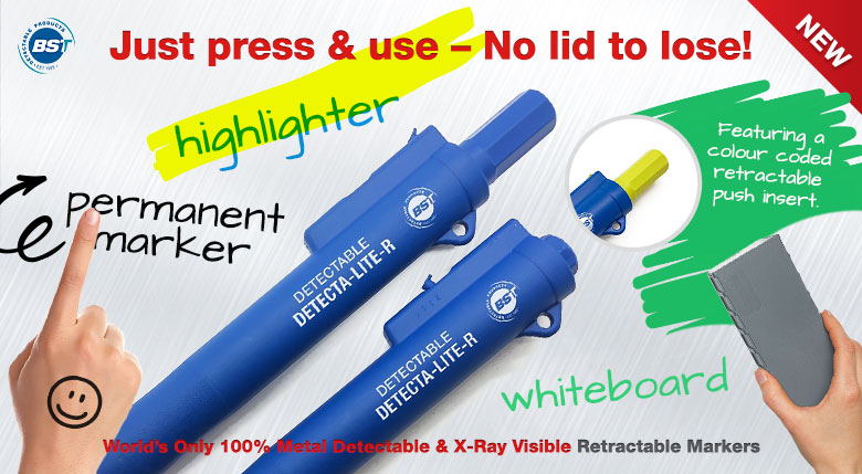 World's Safest Detectable Retractable Markers